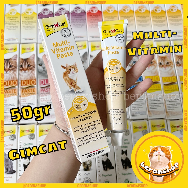 GEL MULTI VITAMIN GIMCAT CHO MÈO 200G - GIMCAT GEL FOR CAT