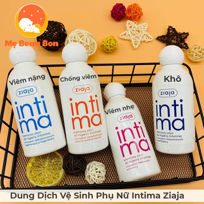 DUNG DỊCH VỆ SINH PHỤ NỮ INTIMA ZIAJA 200ML  của Ba Lan đủ loại itima cho các lựa chọn phù hợp