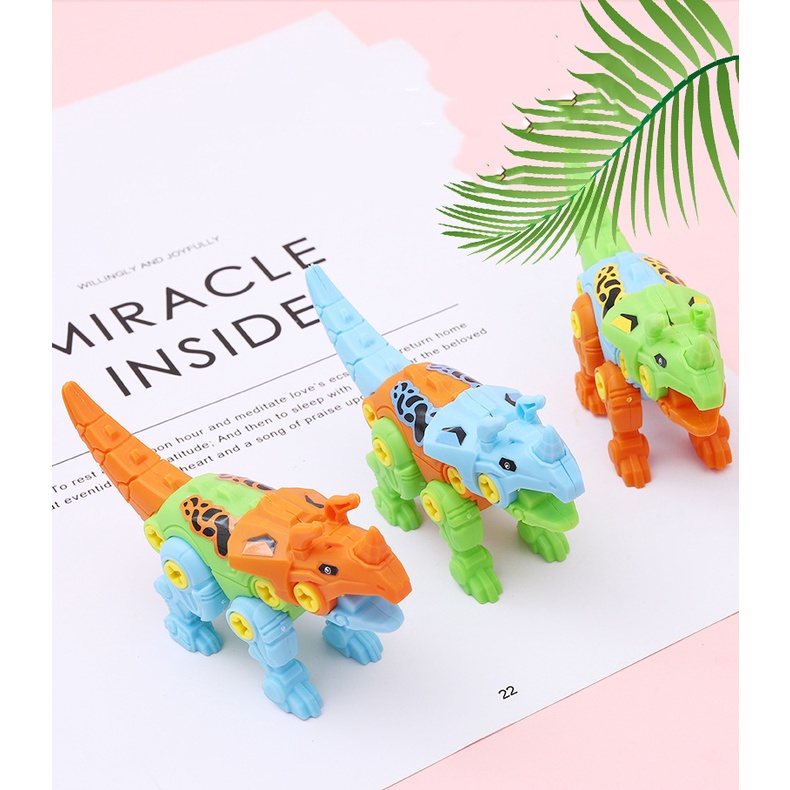 Đồ Chơi Trẻ Em Lắp Ghép Chú Khủng Long Nhỏ Dễ Thương