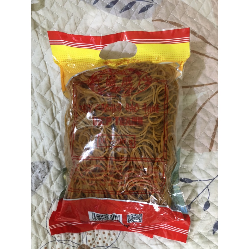 Dây thun xanh loại lớn bịch 500g/ thun khoanh hảo hạng Hiệp Thành nửa ký- Gia Dụng Toàn Cầu TC