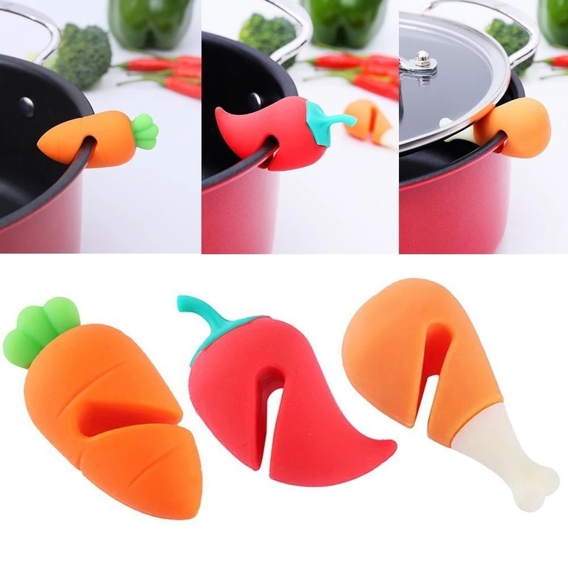 Kẹp Nhấc Nồi Bằng Silicone Cách Nhiệt Tiện Dụng