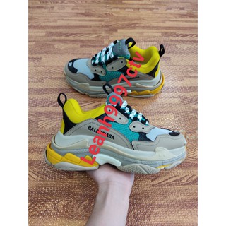 Giày thể thao sneaker thể thao BL vàng xanh