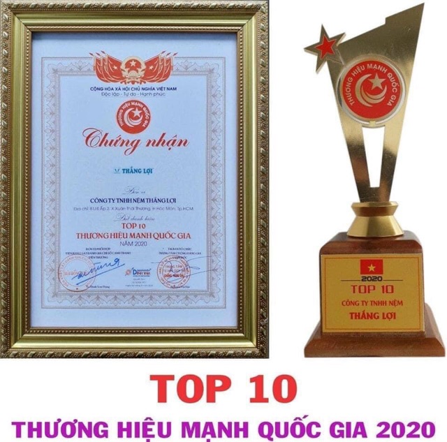 Nệm 10p cao su thiên nhiên ROSI massge BH 15 năm chính hãng