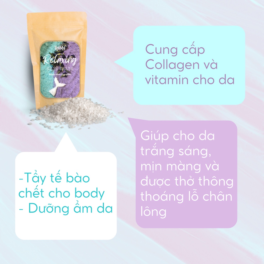 𝐖𝐀𝐓𝐄𝐑𝐅𝐀𝐋𝐋 [Labbi] Relaxing Bath Salt / Muối thư giãn dưỡng da