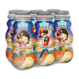 Thùng 48 chai SỮA CHUA UỐNG LIFKUN Hương Cam 90ml