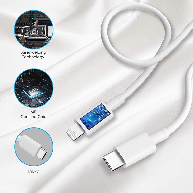 Sạc iPhone (BH 12T) Củ sạc nhanh 18W, dây sạc nhanh iPhone cho IP 12,11,X,8,7,6 BH 24T | BigBuy360 - bigbuy360.vn