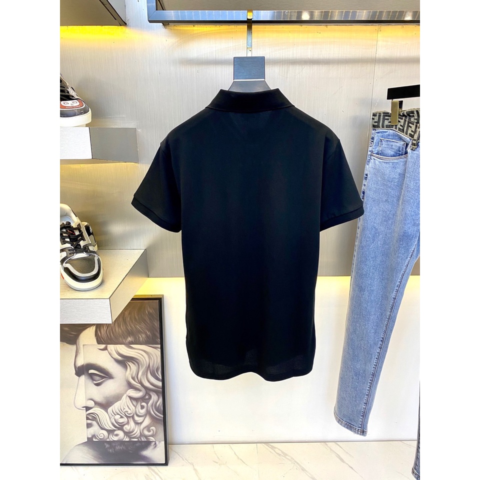 Áo thun polo cotton tay ngắn thời trang xuân hè cho nam