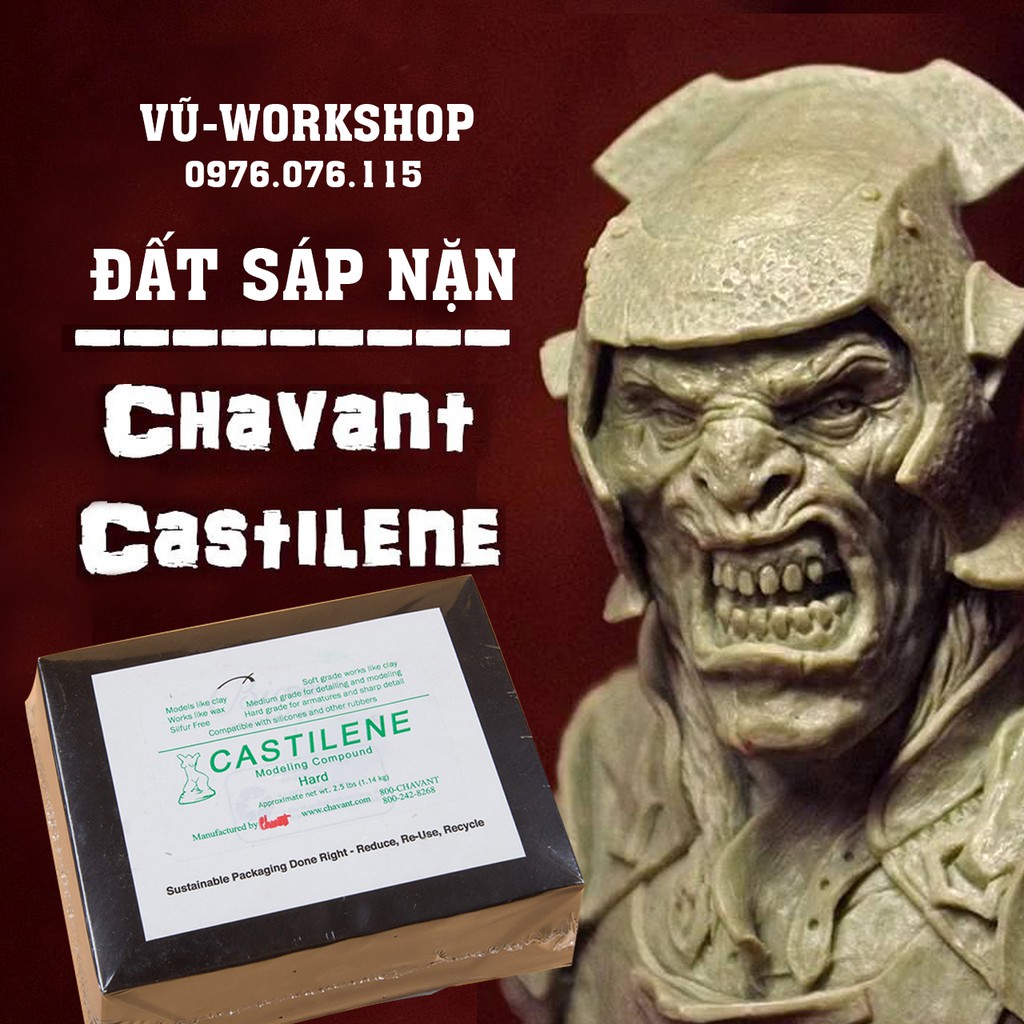 Đất sáp nặn tượng Chavant Castilene - Castilene Modeling Compound- Wax Clay