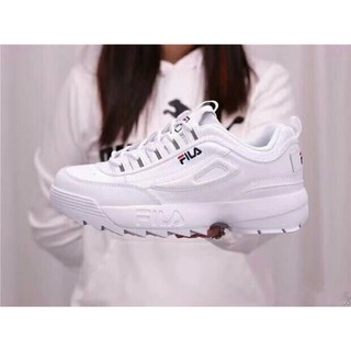 Giầy Fila Trắng chữ đen