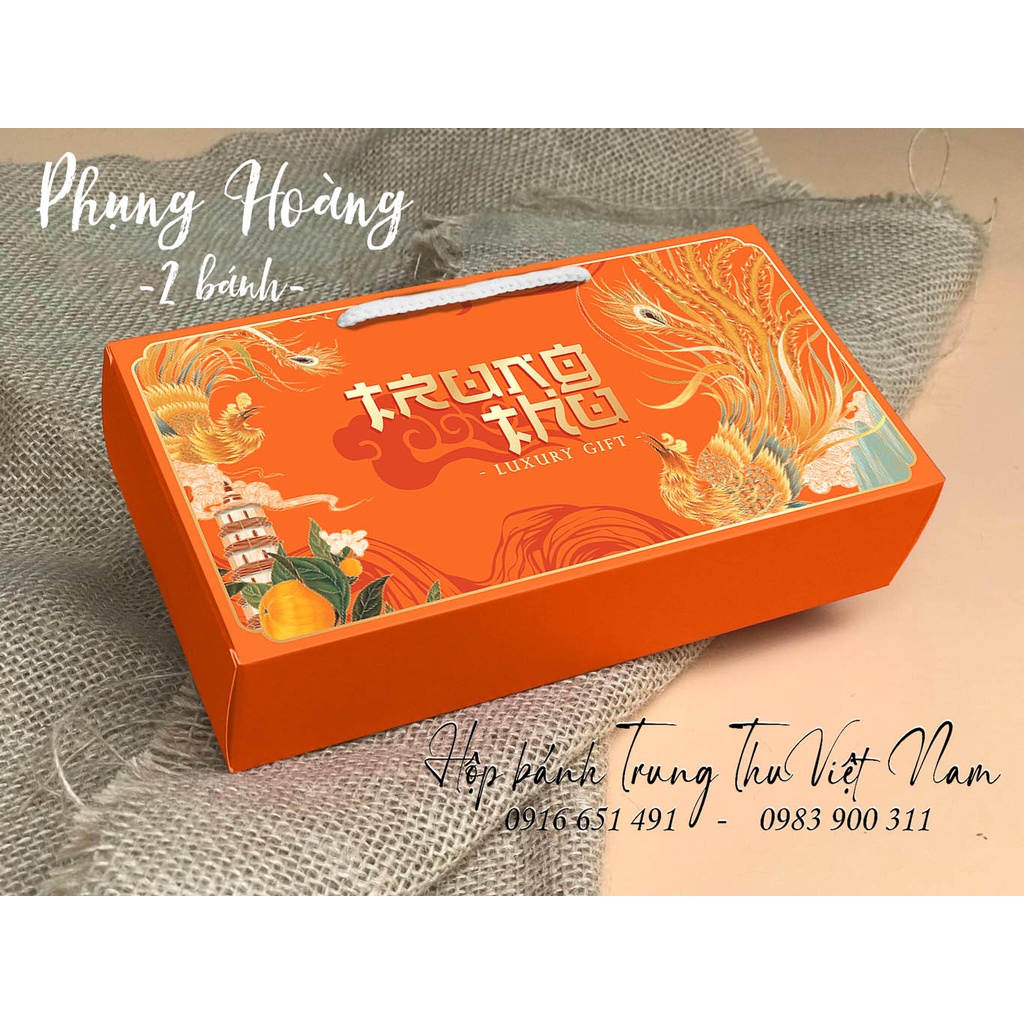 Hộp đựng 2 bánh Trung thu