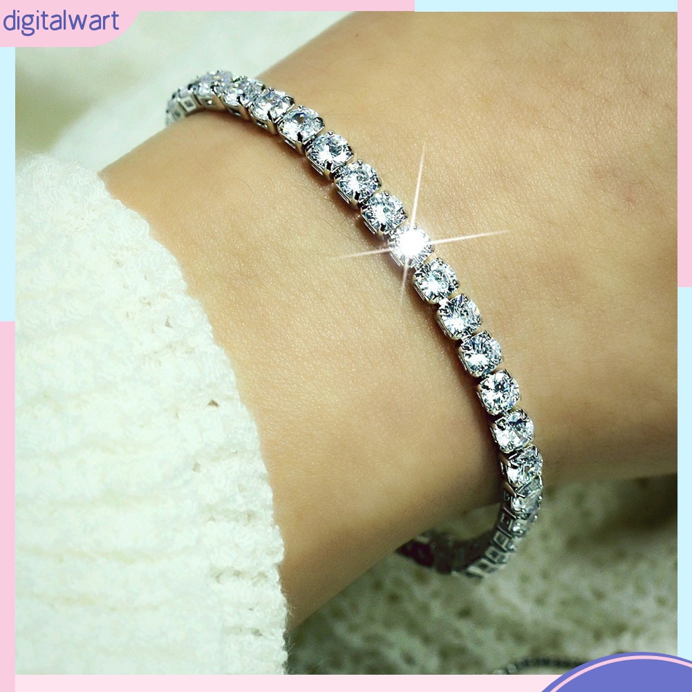 Vòng Đeo Tay Đính Đá Phong Cách Sang Trọng Thanh Lịch Dành Cho Nữ