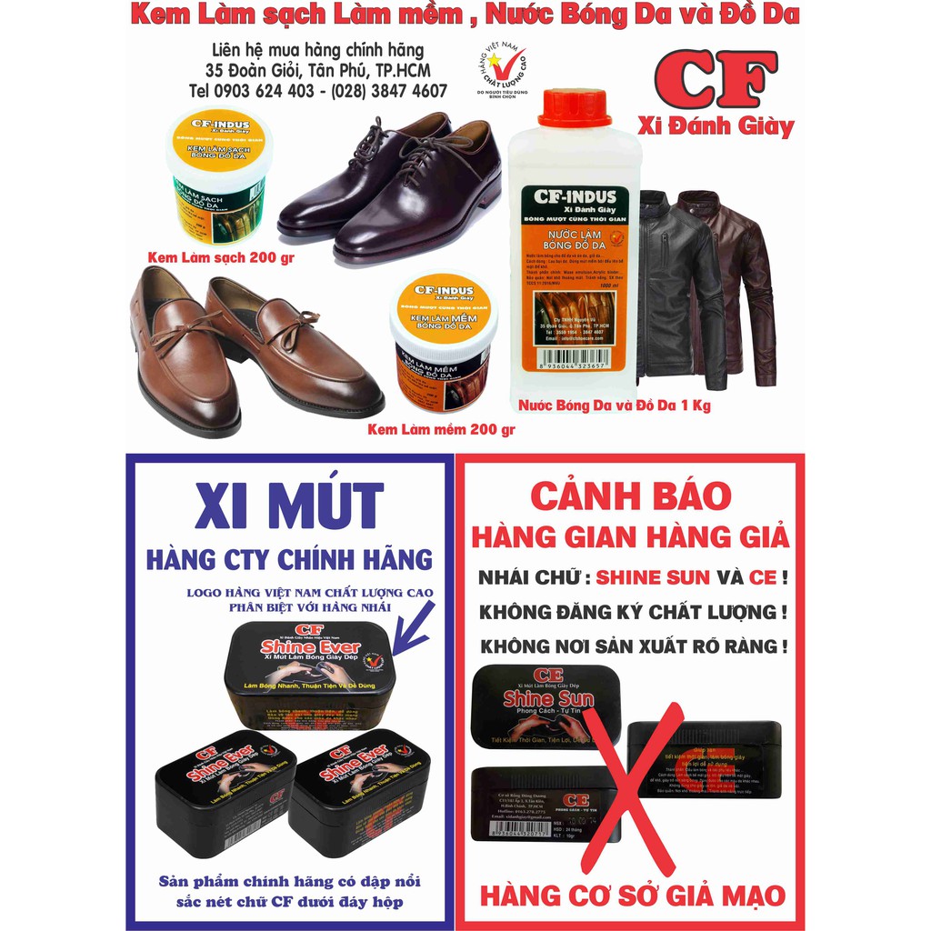 Kem làm mềm bóng đồ da I055