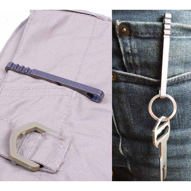 Móc Khóa Titan Tic4 edc Chuyên Dụng Cho Dã Ngoại