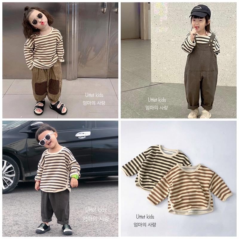ÁO SWEATER CHO BÉ GÁI VÀ BÉ TRAI  PHONG CÁCH HÀN QUỐC FORM CHUẨN 102