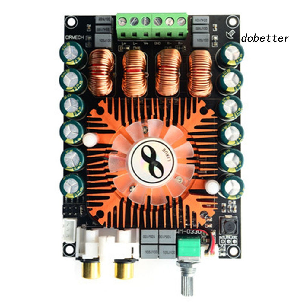 Bảng mạch khuếch đại âm thanh hifi 2.0 kênh dh_tda7498e btl class-d