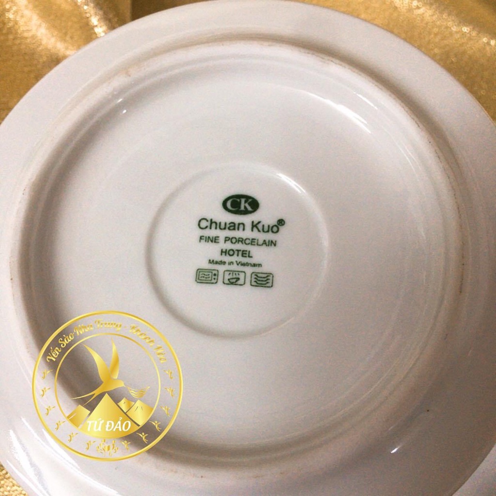 Thố sứ 450ml kèm gắp inox chống bỏng và nguyên liệu chưng yến 5 món caocấp Đường phèn Hạt chia Úc Táo đỏ Long nhãn Kỷ tử | BigBuy360 - bigbuy360.vn