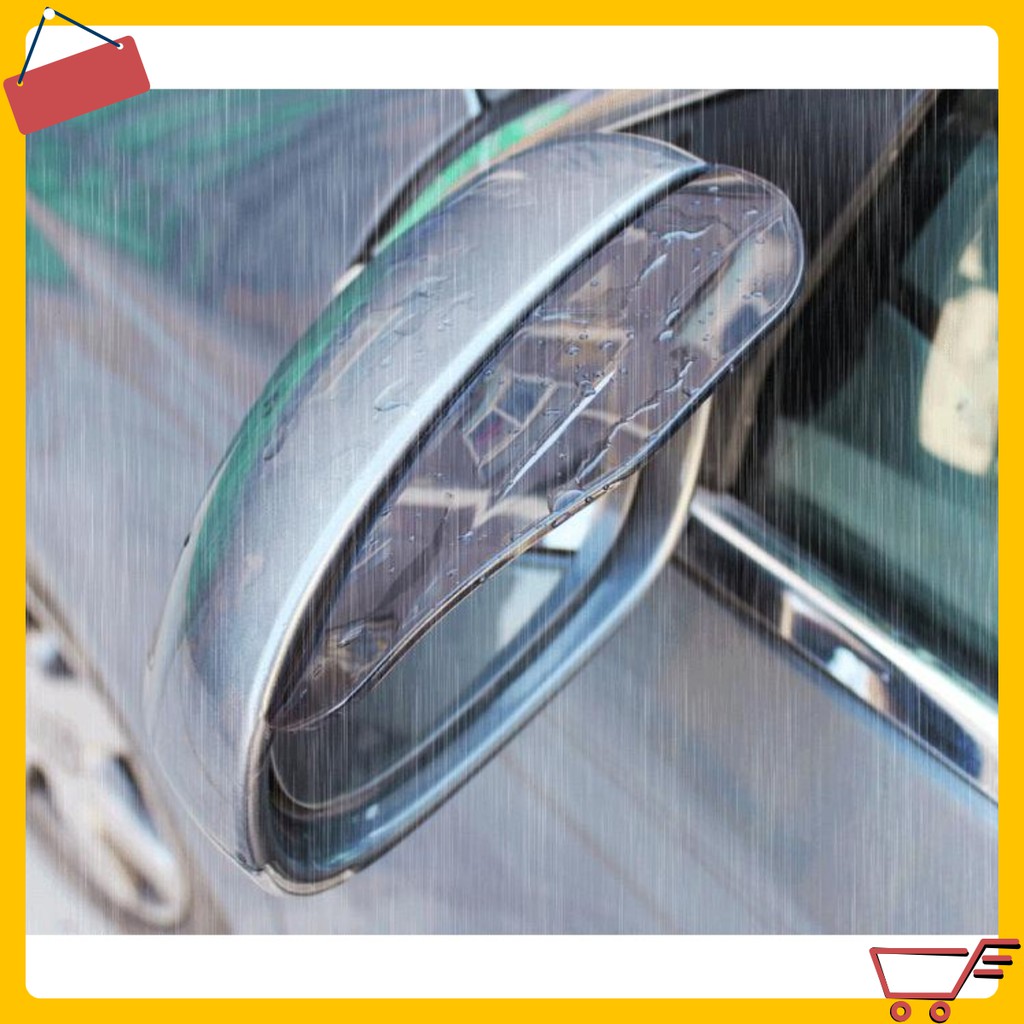 💖GIÁ SỈ💖 combo 2 miếng che mưa cho gương xe ô tô,thiết kế gọn, dễ dàng sử dụng, hạn chế mưa dính,ướt  kính. 7402