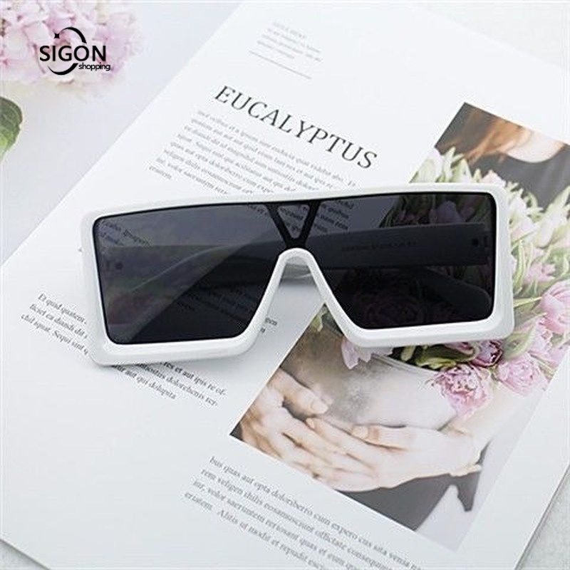 Kính Mát Gọng Vuông Phong Cách Retro Thời Trang Cho Nữ