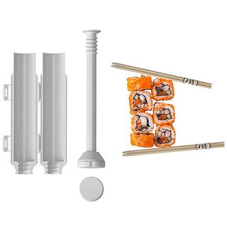 Khuôn Làm Cơm Cuộn 2 Trong 1