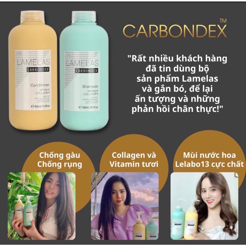 gội xả carbondex