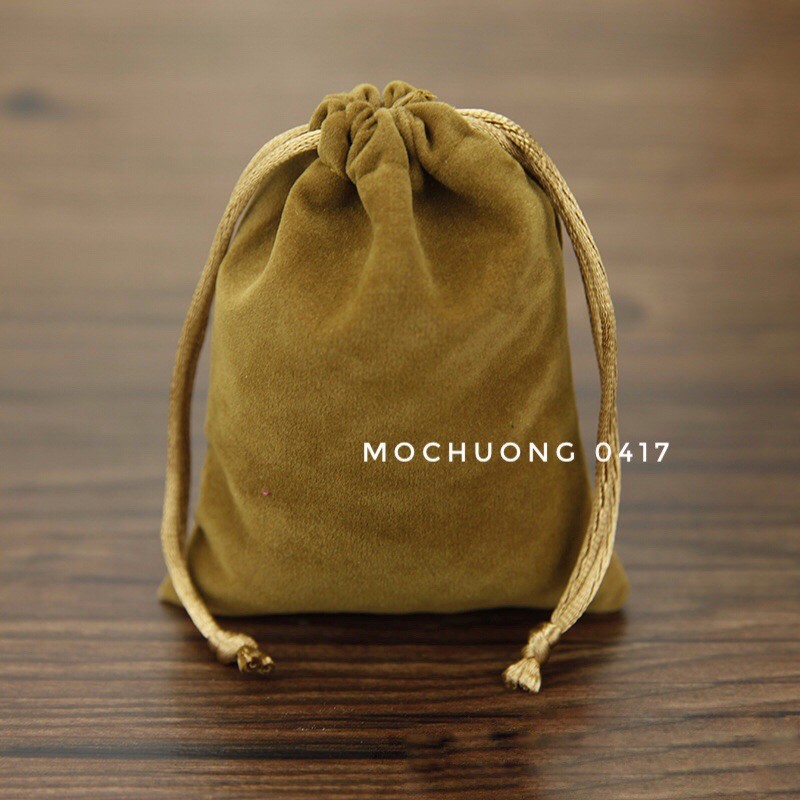 [RẺ VÔ ĐỊCH] Túi nhung trơn 2 loại màu (HOT)