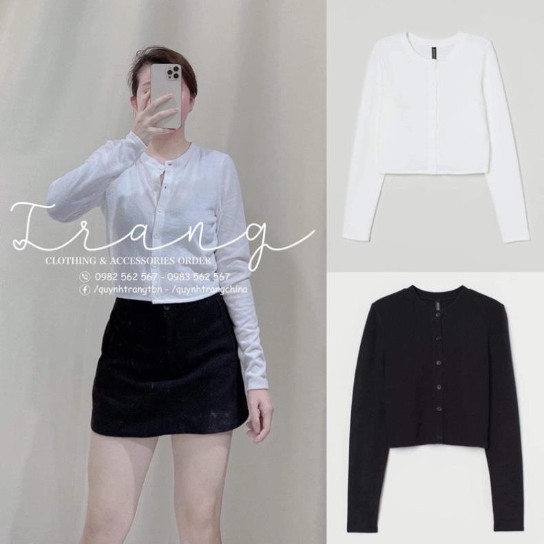 Áo cảdigan nỉ bông dáng croptop hàng săn sale