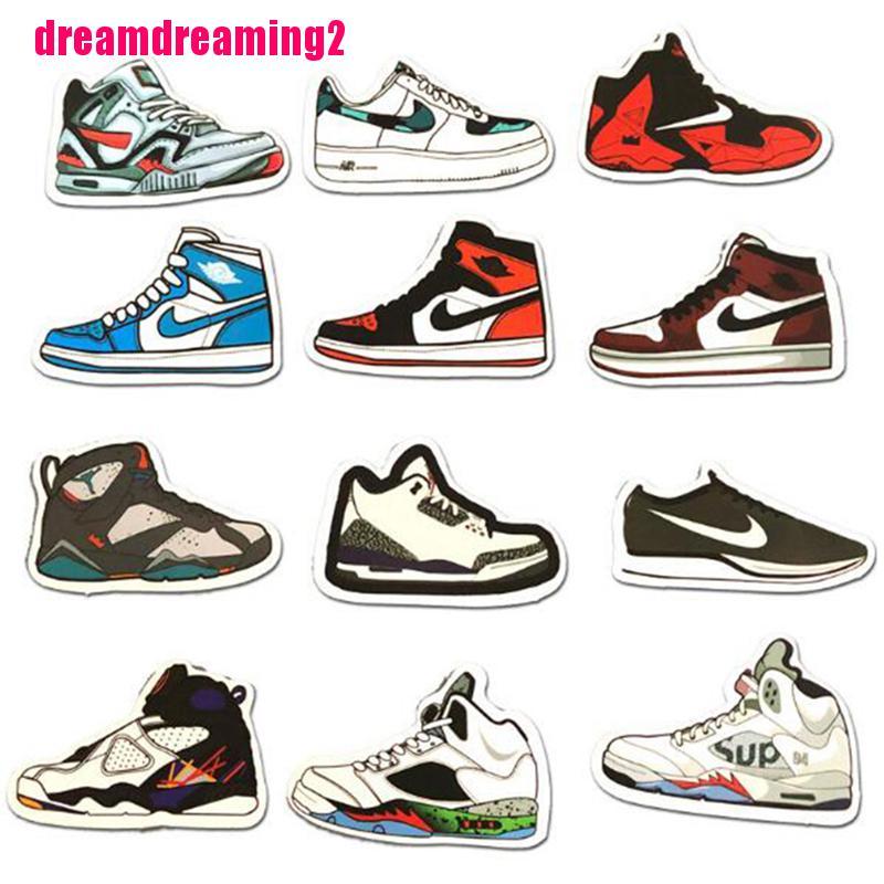 Set 50 Chiếc Giày Thể Thao Jordan Chống Thấm Nước Dùng Để Trang Trí