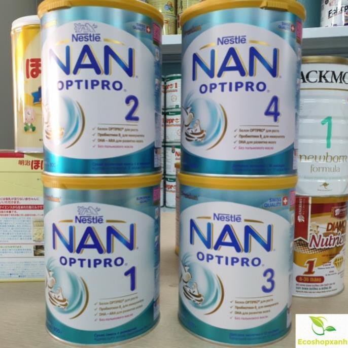 [Đóng thùng carton+Chèn xốp] Sữa Nan Nga đủ số 1,2,3,4 800g Date update mới nhất