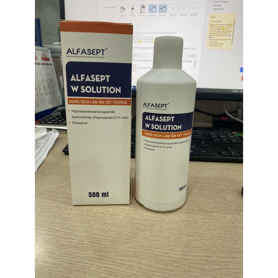 Dung Dịch Rửa Vết Thương ALFASEPT W Solution Giúp Làm Sạch Nhanh Chóng Và Hiệu Quả