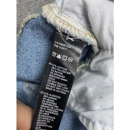 Quần Jeans DENIM BLUD Form Baggy Lưng Thun Mix Màu/ Phối Màu  - 3728