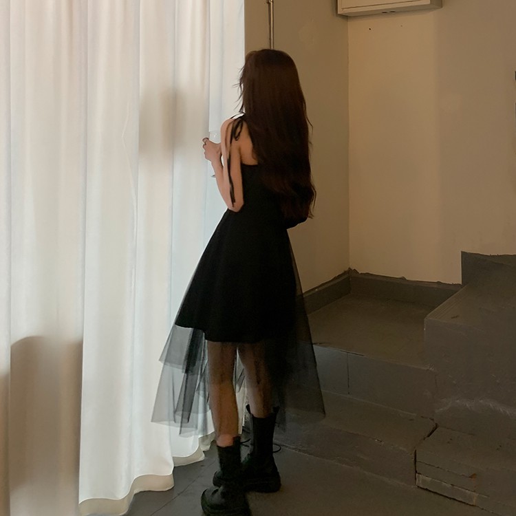 Đầm hai dây dáng xòe Emilyshop ulzzang