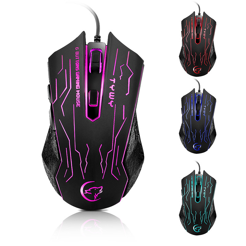 Chuột Gaming G820 Có Dây &amp; Đèn Led Nhiều Màu