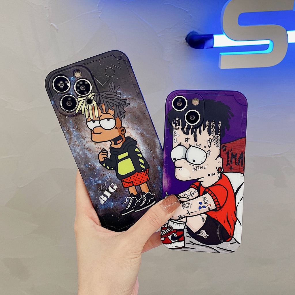 Ốp Điện Thoại In Hình Simpson Cho iPhone13Pro iP12Pro iPhoneXR iPhone11 12Promax 13Promax 11 12 13