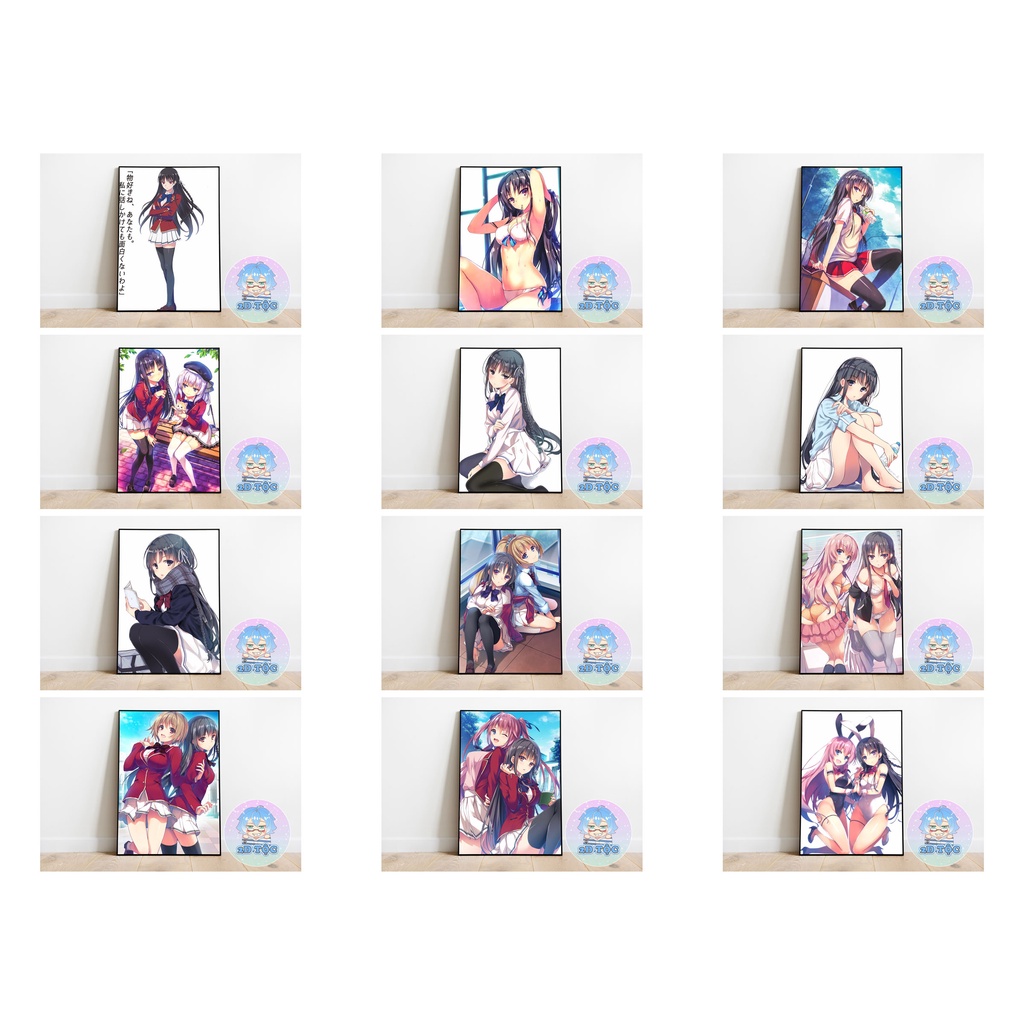 TRANH POSTER A3 HORIKITA SUZUNE  ANIME MANGA CHÀO MỪNG ĐẾN LỚP HỌC ĐỀ CAO THỰC LỰC CHẤT LIỆU GIẤY CAO CẤP-2D TỘC SHOP