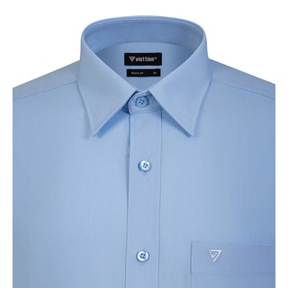 [ FREE SHIP –GIẢM 10%]  ÁO SƠ MI DÀI TAY VIỆT TIẾN MÀU XANH BIỂN, MÀU ÁO ĐỒNG PHỤC CỦA NHIỀU CÔNG TY