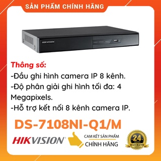 Đầu ghi hình camera IP 8 kênh HIKVISION DS-7108NI thumbnail