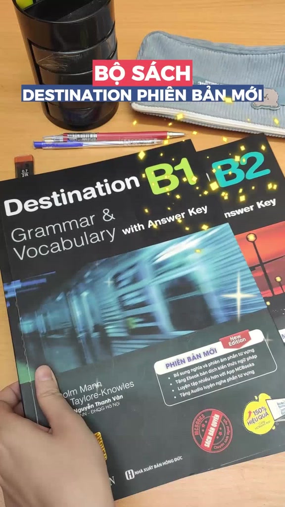 Sách - Destination B1 & B2 Grammar and Vocabulary Kèm Đáp Án Lẻ/Combo - Phiên bản mới 2023 MCBooks | BigBuy360 - bigbuy360.vn