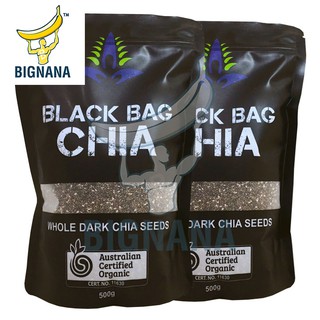 Combo 2 Túi Hạt Chia Đen Úc Black Bag Chia (1 Túi 500g) Giảm Cân, Bảo Vệ Tim Mạch