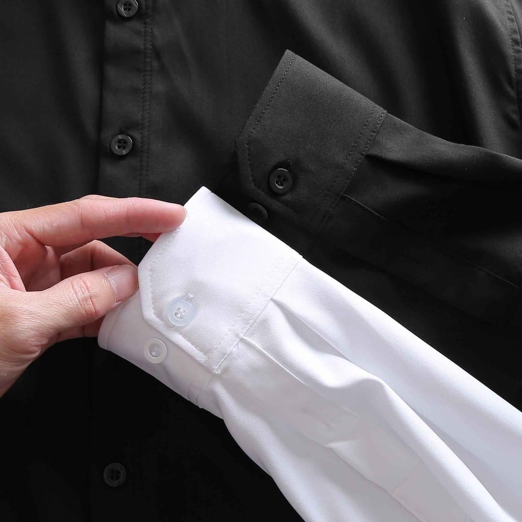 ÁO SƠ MI NAM BIG SIZE MÀU TRẮNG ,ĐEN  tay dài & tay ngắn.