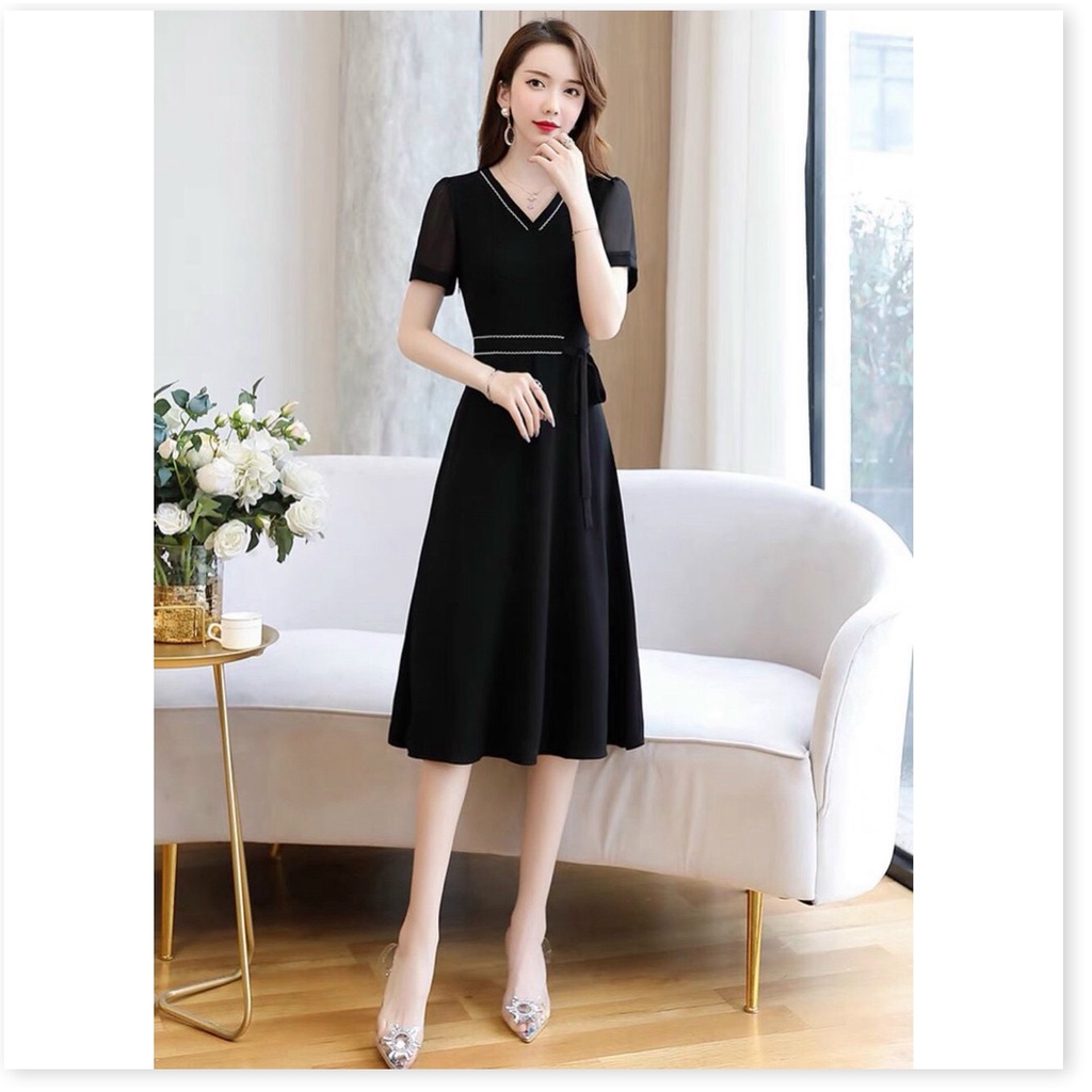 ĐẦM VOAN Ý NỮ SIÊU SANG TÔN DÁNG , DỰ TIỆC CHO CÁC CÔ NƯƠNG KHANH AN