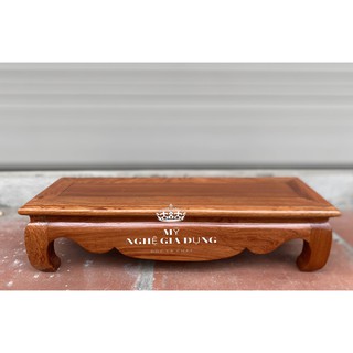 Đế khung ảnh  Giá đỡ khung ảnh đôn chữ nhật chân quỳ trang trí không gian thờ cúng Gỗ hương