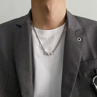Vòng cổ mặt xúc xắc phong cách hip hop thời trang cho nam và nữ