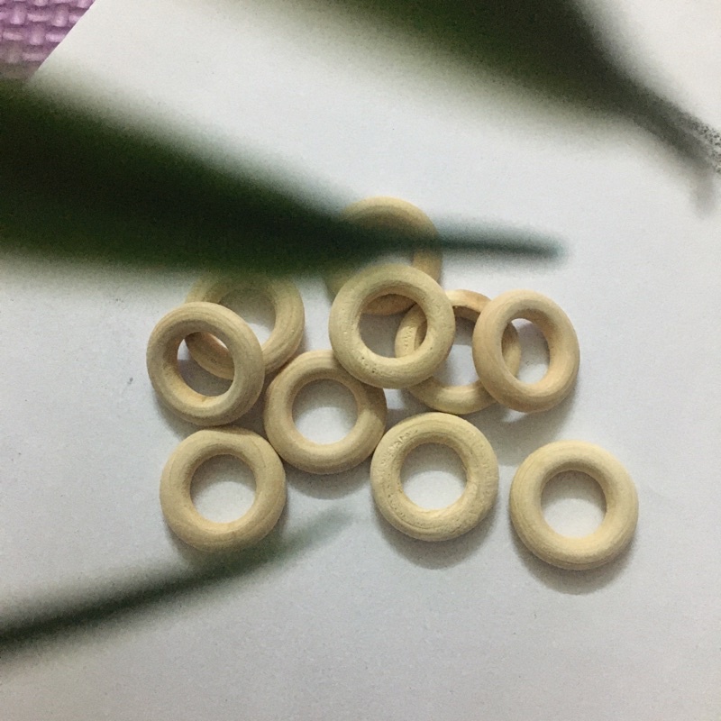 Set 50 khoen gỗ 2-4cm làm đồ thủ công