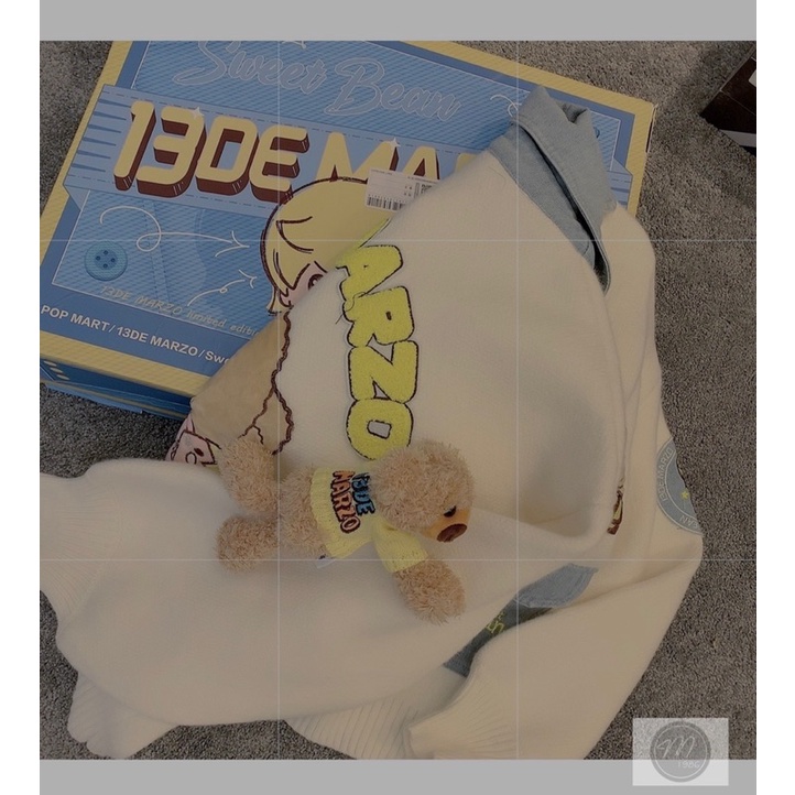 Khoác len gấu siêu xinh