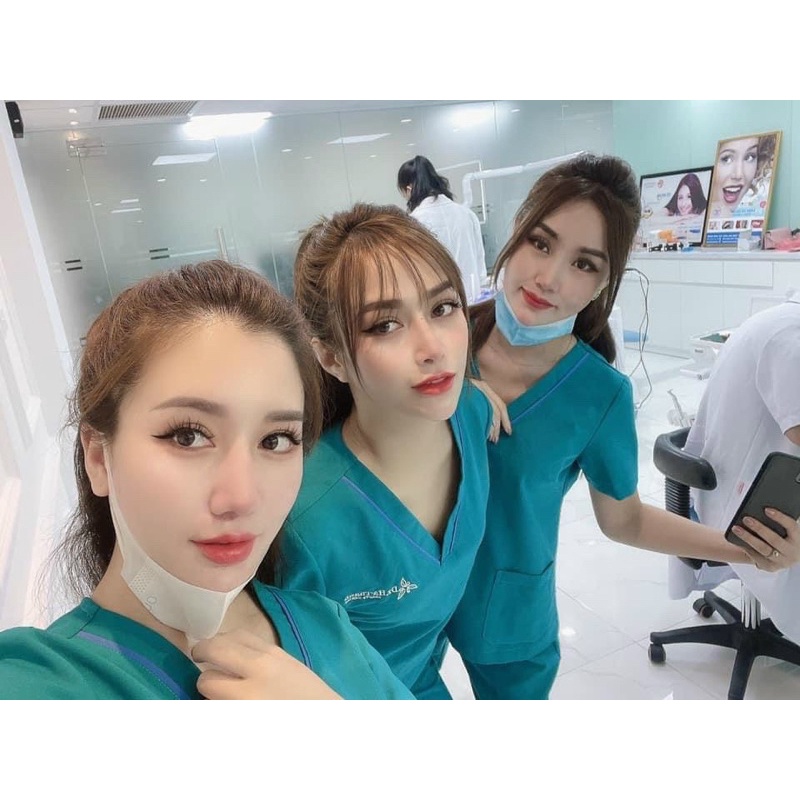 BỘ SCRUBS BÁC SĨ CỔ TIM, ĐỒNG PHỤC PHẪU THUẬT
