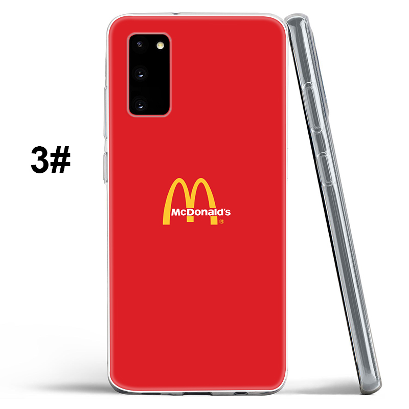 Ốp Điện Thoại Silicon Mềm Trong Suốt Ma33 Mcdonalds Mc Donalds Cho Samsung J2 J4 J5 J6 J7 Plus Prime J8 2018 Core J2 Prime