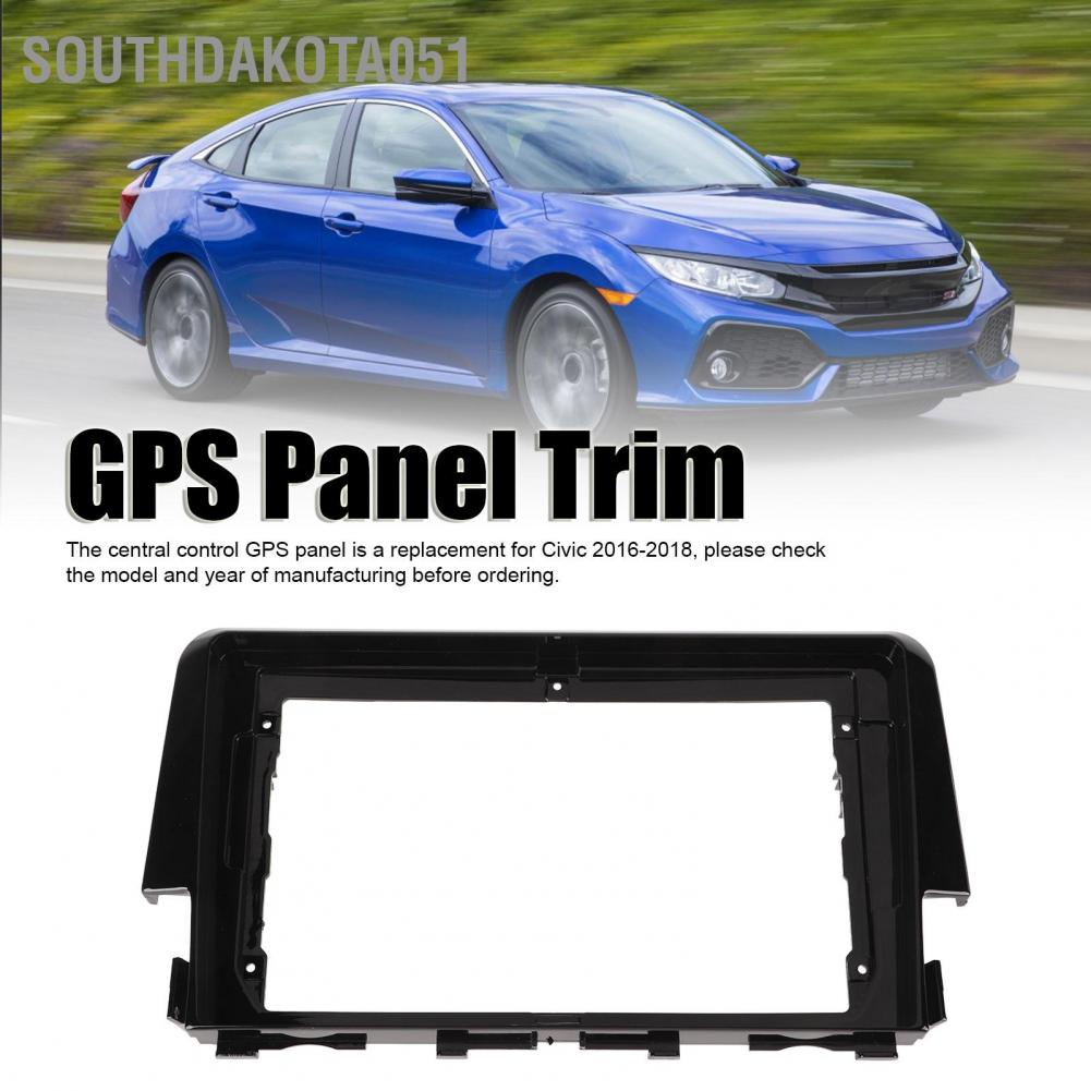 Southdakota051 Southdakota051 Điều khiển trung tâm 9 inch Bảng điều GPS Trim Fascia Bezel cho Civic 2016‑2018