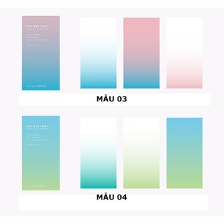 Giấy note ghi chú màu gradient NOT010