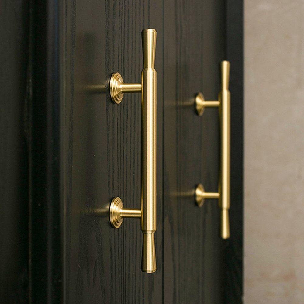 KRNY Tay Nắm Cửa Tủ Bằng Đồng Thau Mạ Vàng Phong Cách Châu Âu
