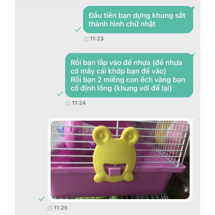 [Mã 153FMCGSALE1 giảm 10% tối đa 40K đơn 250K] Lồng hamster hoàng tử lớn